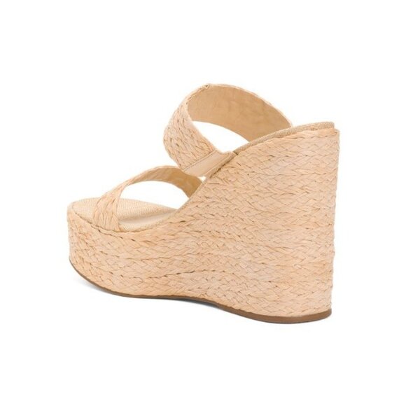 Larroudé Pamela Wedge Sandals Womens Size 11 US New In Box - Picture 10 of 12